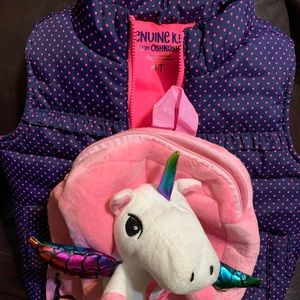 🛑🛑SOLD🛑🛑 Osh Kosh Vest with **Bonus** backpack